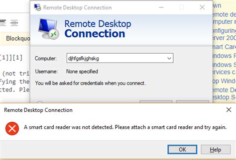 rdp smart card not working|Windows 10 RDP smartcard redirection does not work after .